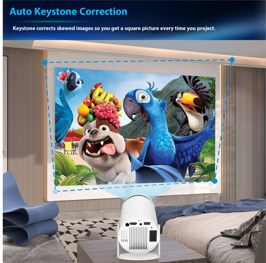 HY300 Pro Projector Home Theater Entertainment Portable Small Projector (DK-only)