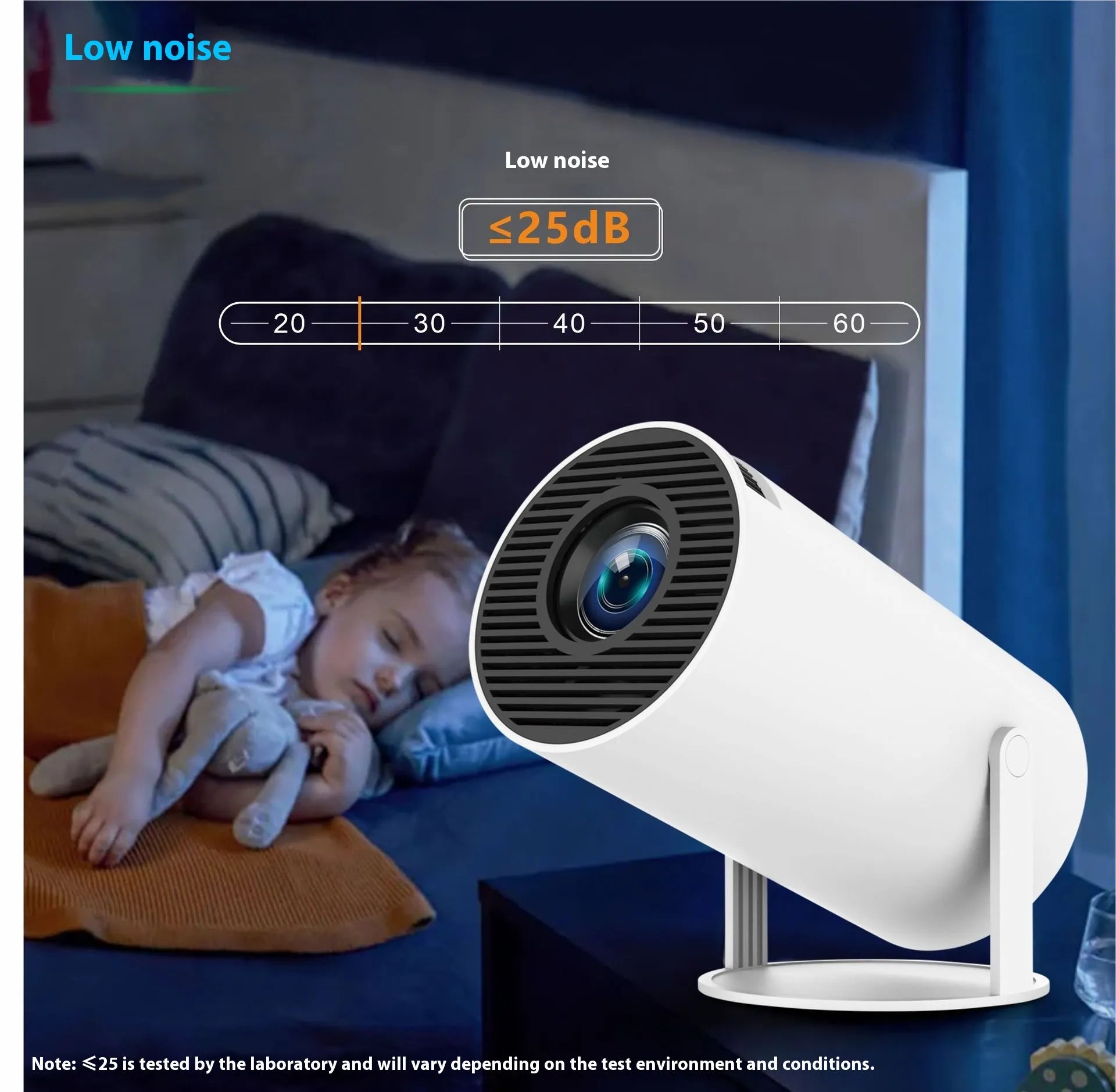 HY300 Pro Projector Home Theater Entertainment Portable Small Projector (DK-only)